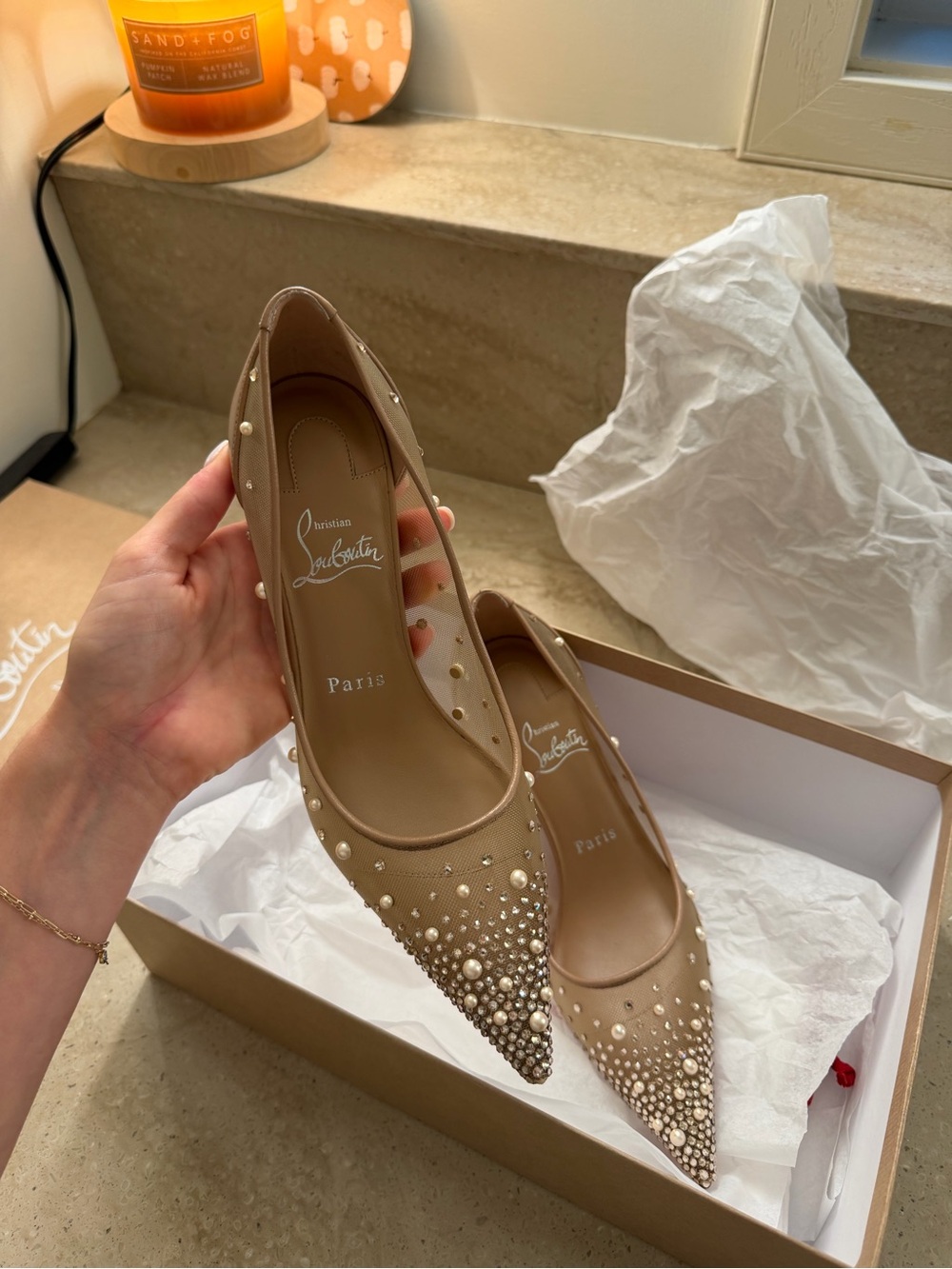 Christian Louboutin Miss Z Degrastrass Perla